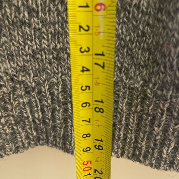 Classic Gray and Red Argyle Cardigan Sweater - Picture 10 of 11